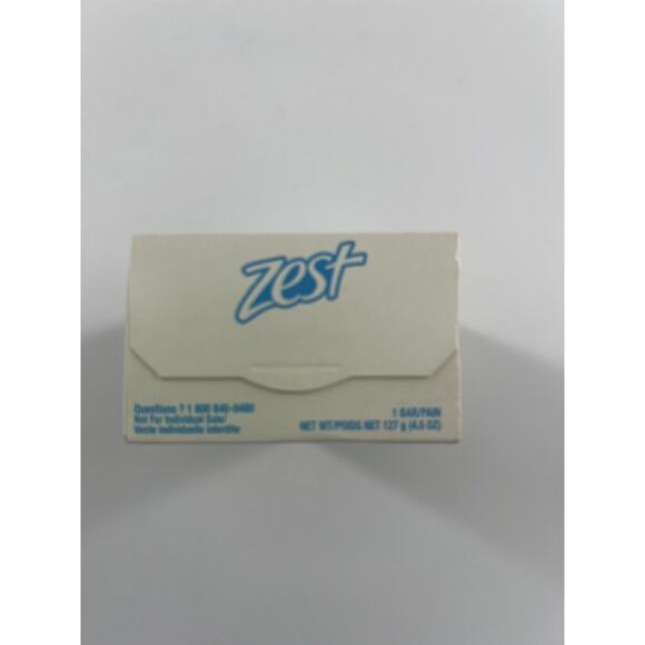 Vintage Zest Bar Soap 4.5 oz Energizing Refreshment Aqua Body Movie Prop New - Picture 4 of 4